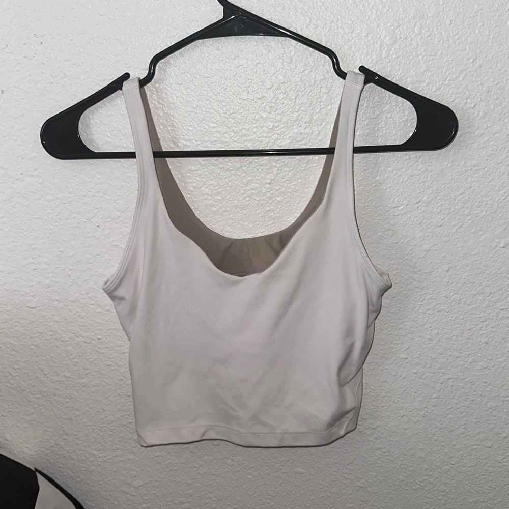 White Lululemon Align Tank Top